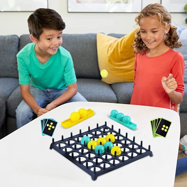 Studsmatta Partyspel, Studsmatta Spel med 16 Studsande Bollar, 9 Utmaningar