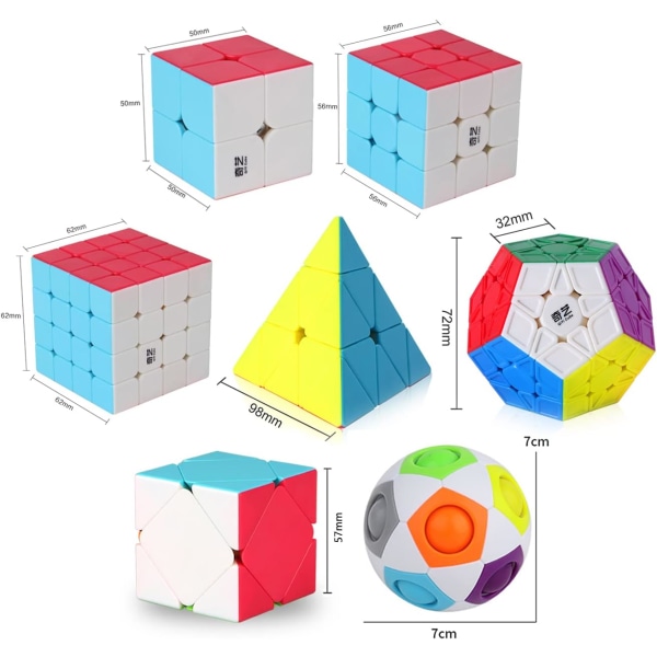 Speed ​​​​Cube Set [7 pakkaus]