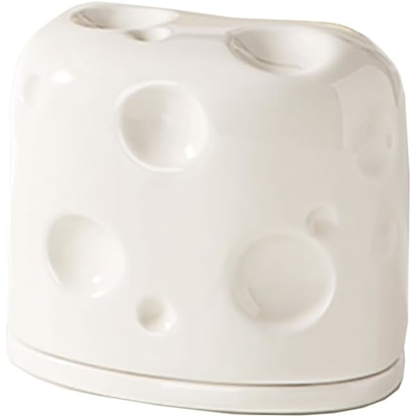 Keramisk Tandpirkersholder Ost Tandpirkerskasse Vatpind Organizer
