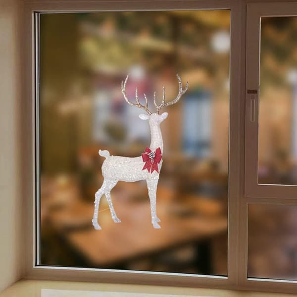 4 st julkrubba väggdekaler för hemmet, fönsterglas vardagsrum