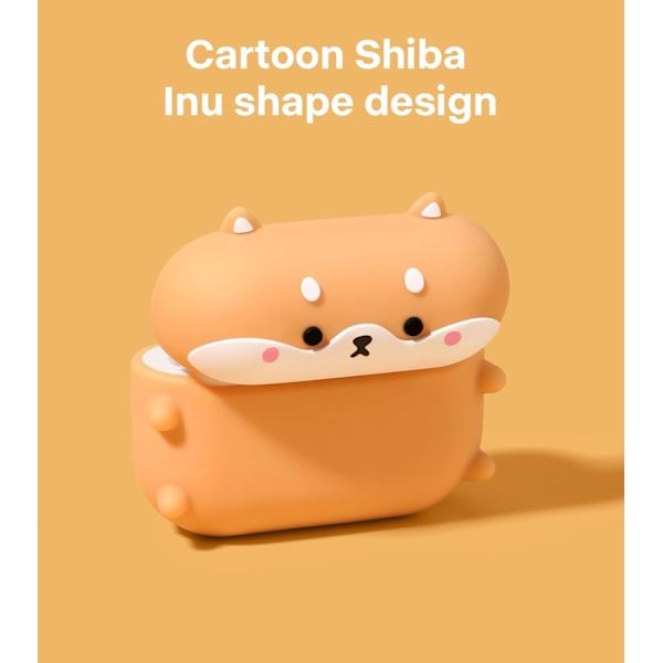 för Airpods 4 skal Söt, AirPods Skal Fodral 4:e Generationen Rolig Anime Katt Hund för Män & Kvinnor, Stöd för Trådlös Laddning med Magsafe, Främre LED Synlig