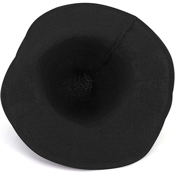 Dametroldmandshat Troldmand Strikket Uldhat Voksen Kostumefest Tilbehør Halloween Maskerade Black