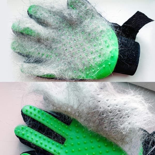 [Opgraderet version] Katte- og hundemassageplejehandsker - Gummi