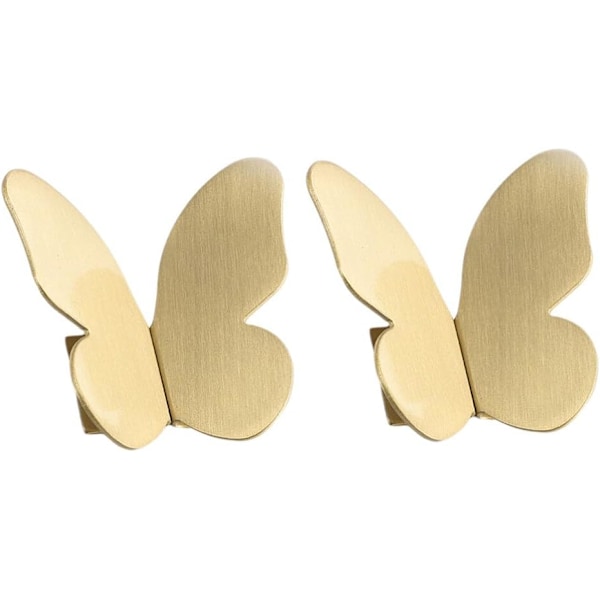 Pairs Cabinet Knobs Butterfly Decorative Drawer Knobs Gold Cabinet Handle for Kitchen Bedroom Cupboards Dresser Furnitur