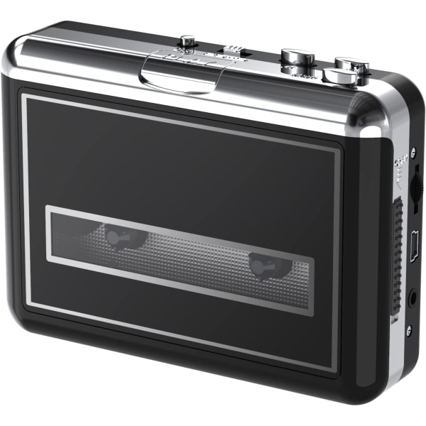 USB Stereo Bærbar Kassetteafspiller - Konverter kassetter til MP3-format