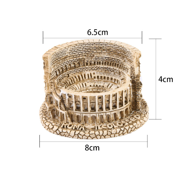 Rome Colosseum Fisktank Dekorasjoner Gammel Arena Amfiteater Romersk Reptil Skilpadde Firfisle Edderkopp T