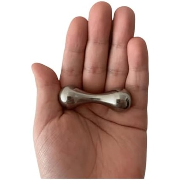 6x2cm Knuckle Fidget Legetøj - Færdighedslegetøj - Titanium Legetøj (Titanium sølvfarve)
