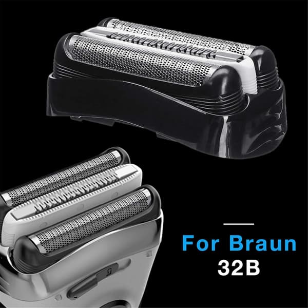 Erstatningshode for Braun Series 3 barbermaskin, barberhode for Braun 32B