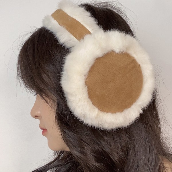 Unisex foldbare ørevarmere Justerbare udendørs øreklokker ørebetræk til kvinder teenagepiger vinter