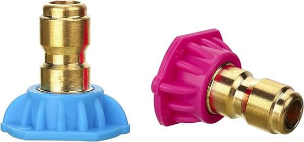 Pack Quick Connect Högtryckstvätt Munstycke Tvål och Sköljstråle Lång Räckvidd Munstycke 0.6cm 4000 PSI