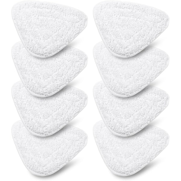 8-pack Ersättningsöverdrag för Vileda Steam & Vileda Steam Plus Ångrengörare, Mikrofiber Ångmopp Tillbehör Kompatibel