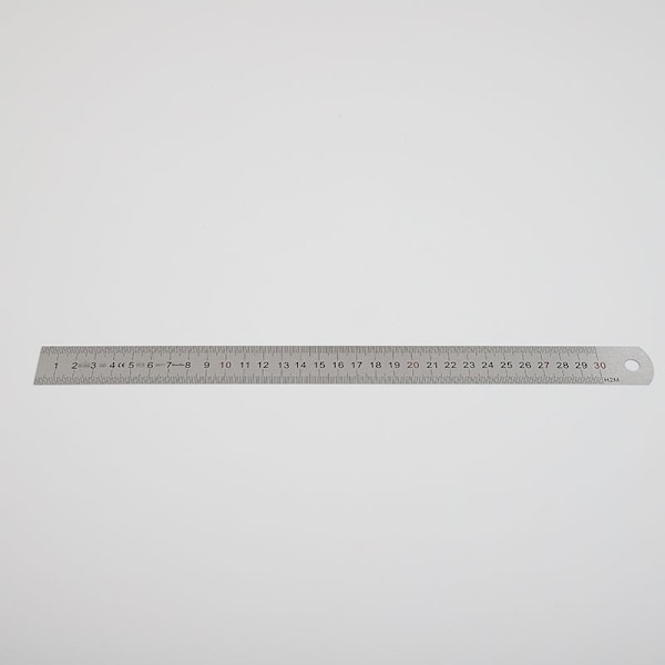 30cm rustfritt stål rett linjal - Multifunksjonell metall rett linjal
