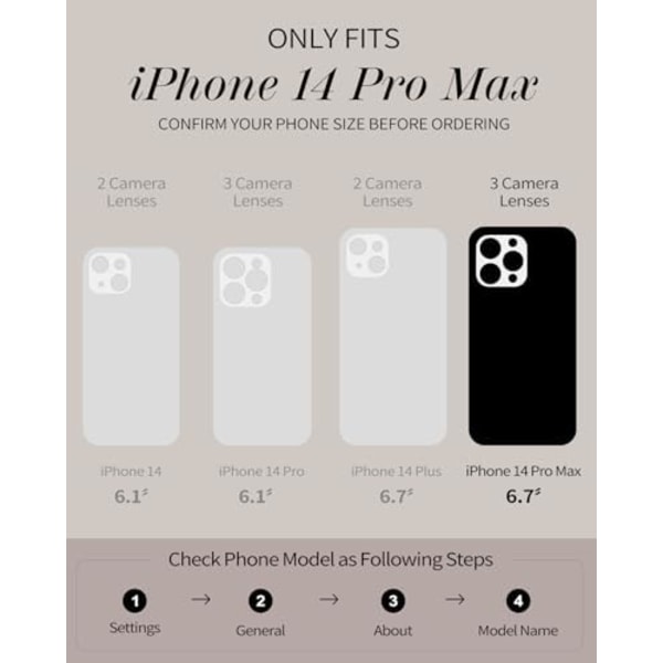 Fodral för tjejer och kvinnor - Söt flickaktig kärlekshjärta mobilfodral för iPhone 14 Pro Max Svart Glittrande Glansig Vågig Snygg Unik Design