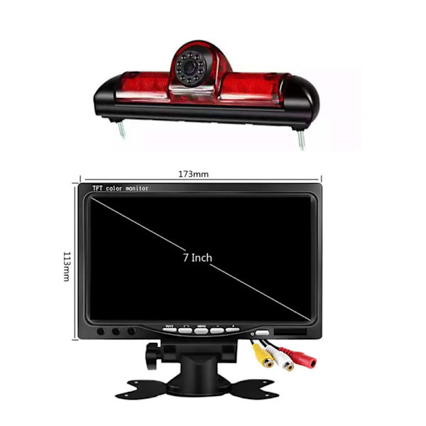Backkamera TFT LCD-skärm Bilbromsmonitor för Ducato X25
