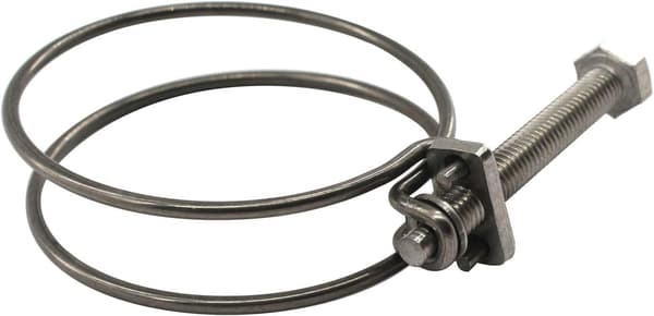 6 stk. 304 Rustfrie Stål Slangeklemmer - 46-51mm