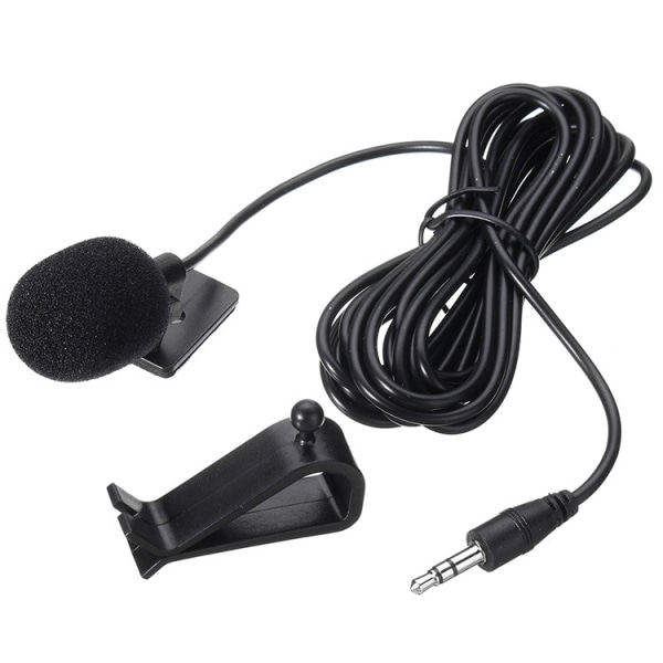 Car Stereo Microphone Cable Length 3m External Microphone Fo