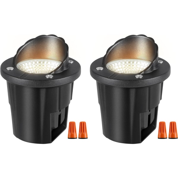 12W LED-markbelysning utomhus, högt avskärmad, lågspänning 12-24V AC/DC, vattentät IP67, kvalitetsaluminium