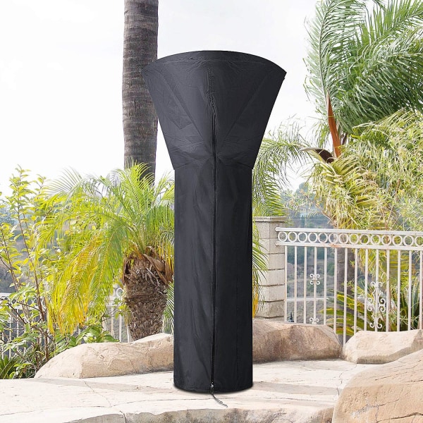 Betræk til varmeapparat Parasol Sort 85X48X228 cm