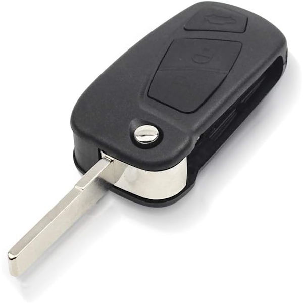 För Ford nyckel fob ersättning 3 knappar fällbar bilnyckel fob fodral