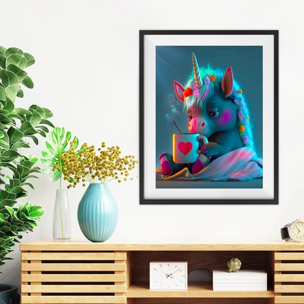 30x40cm Unicorn 5D diamantmålning kit L