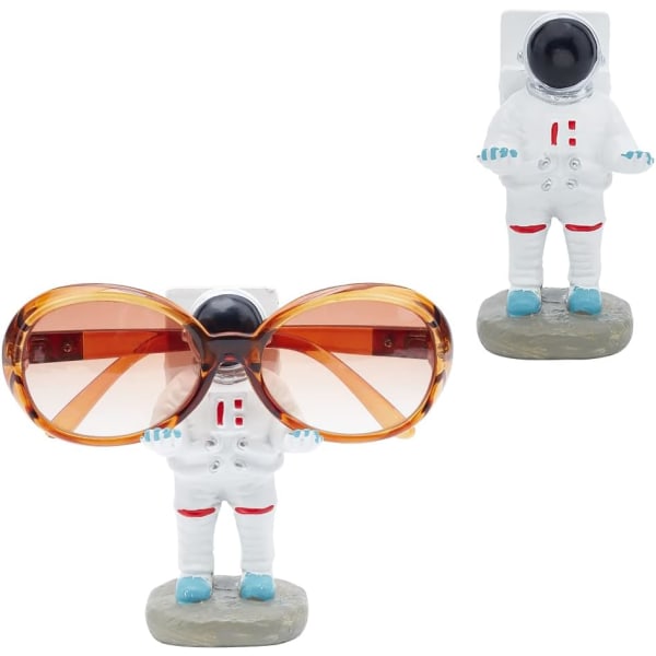 2 Spaceman-brilleholdere, brilleskjermstativ Solbriller Oppbevaringsstativ Lesebrilleholder Ni