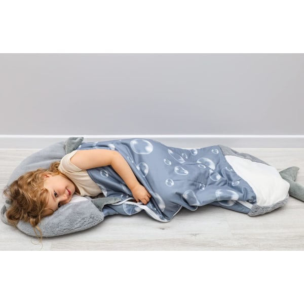 Lasten makuupussi tyynyllä sisäkäyttöön - Peitto lapsille 135x50 cm haikuosi