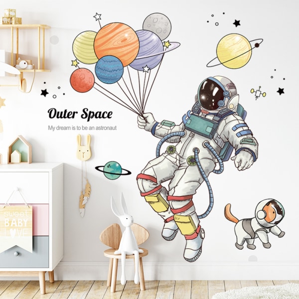 Chambre D'Enfant Ballon De Dessin Animé Tarrat Muraux Espace