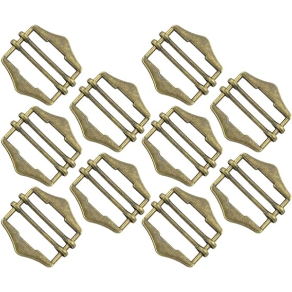 3,5 cm Boucle coulissante de réglage en métal : boucles pour gilet de 10 pieces, boucles pour boucles
