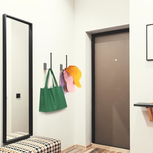 2-pack Hattställ för Basebollkepsar, Rostfritt Stål Hattorganisatör för Basebollkeps, Hattställ Förvaring, Hatt Hå
