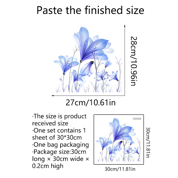 （30*30cm）WC-istuimen tarra 4