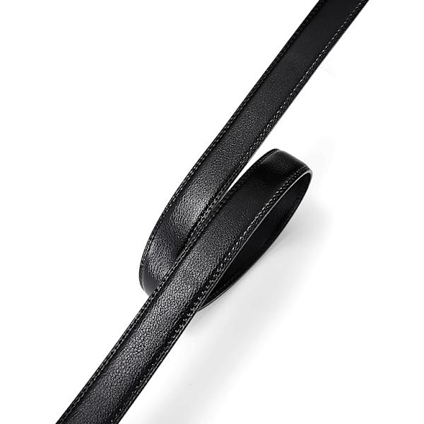Automatisk spennebelte for menn, 36 mm bredt skinnbelte uten spenne