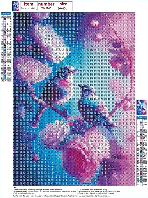 5D diamantmaleri for stuedekorasjon (30*40cm) 39