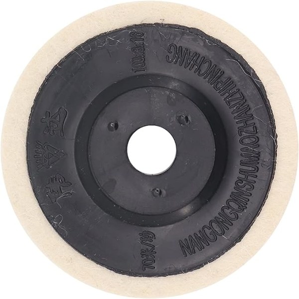 Poleringskivor, 15 x 100mm Ullpoleringskivor, Hög Densitet