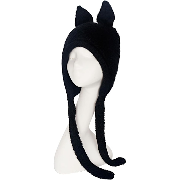 1 stk Kvinners Peruansk Vinter Pompom Beanie Hatt  Fôret Snø Varmt Hodeskallehette for Jul