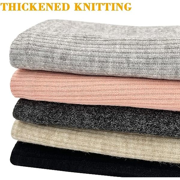 Halsvärmare för män och kvinnor, varm vinterhalsduk i fleece