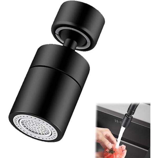 St Faucet Munstycke, Köksblandare Munstycke, 360° Vridbar Blandare Luftare Köksblandare Munstycke, 2 Lägen Stor Roterbar Kitc