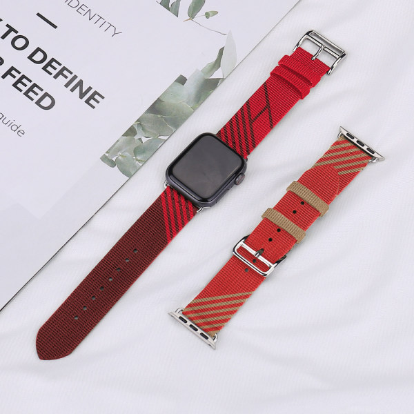 Rouge-kompatibelt armband Apple Watch 41mm 40mm 38mm Brace