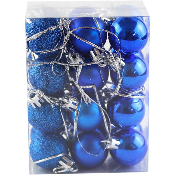 Små Julgranskulor i Plast, Oslåbara Juldekorationer