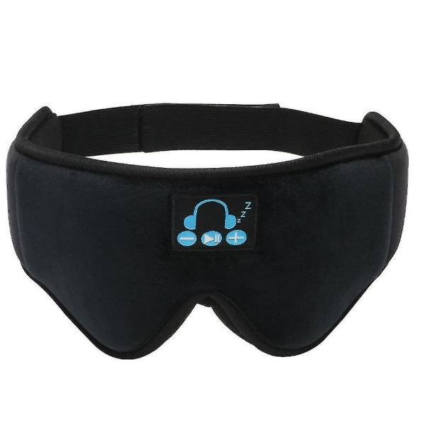 Trådløs Bluetooth-søvnmaske, skyggelegging og pustende søvn