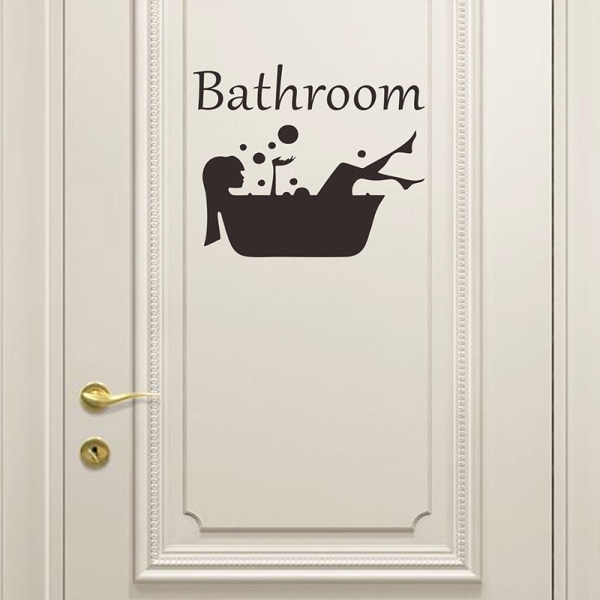 1 kpl Kylpyhuoneen ovitarra - Seinäkoriste - WC-seinätarra