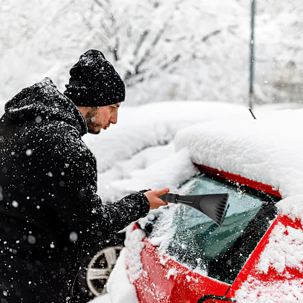 Bilsnøskuffe, Bilskrape, Snø- og Rimskrape, Bilskraping, Bilskraping for Frontrute
