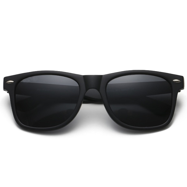 （Sort）Polariserte solbriller for menn Kvinner Classic Retro Driving G