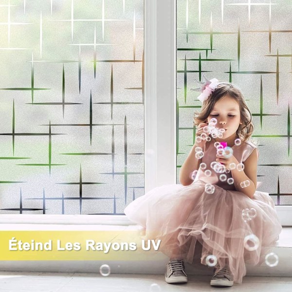 Statisk frosted film til vinduer - Beskyttelse af privatlivets fred
