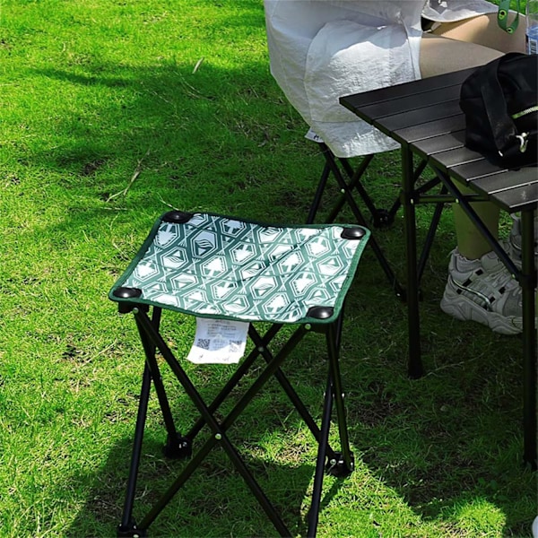 Bärbar Fällstol Fällpall Bärbar Campingpall Vandring Fiskepallar Picknick Party BBQ för Fiske Strand Gar