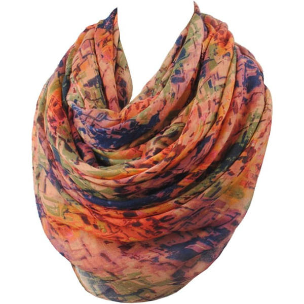 Blandade Färger Bomullsvoile Sjal Scarves Strandkläder Wrap