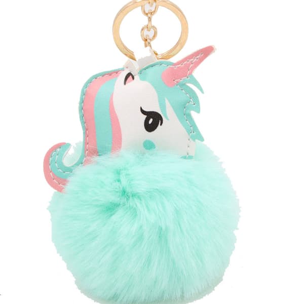 Pony plys nøglering (grøn)