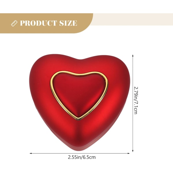 Hohtava samettihäät sormuslaatikko sydämen muotoinen LED-valokoristeella Ystävänpäivä Häät vuosipäivä