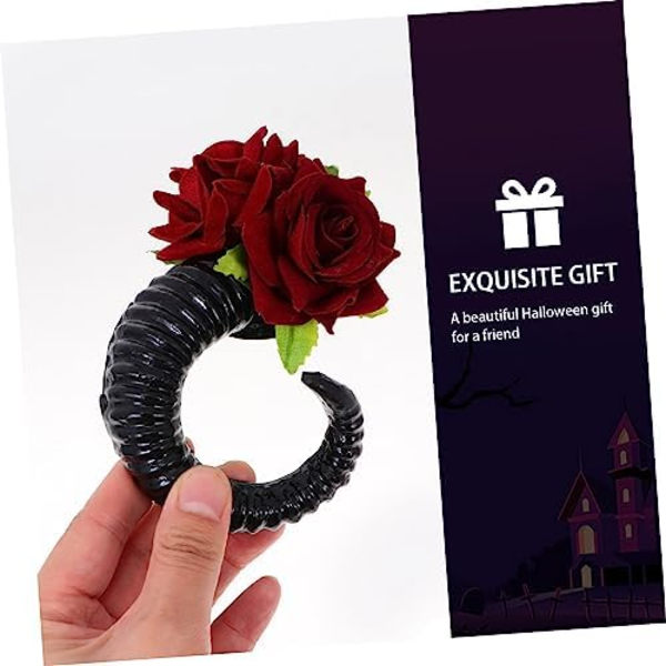1 Pari Paholaisen Sarvi Hiuspinnit Halloween Goottilainen Ruusu Ram Sarvi Hiuspinnit Lammas Sarvi Paholaisen Sarvi Hiuspidike Hiustapit