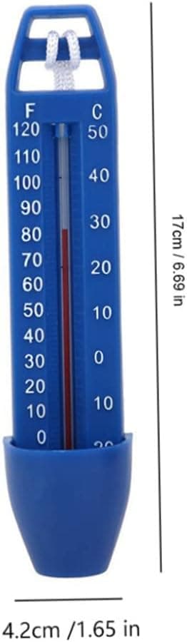 Flytande Vattentermometer, Pooltermometer 1, Bärbar 0-50°C Temperatur, Isbadstermometer