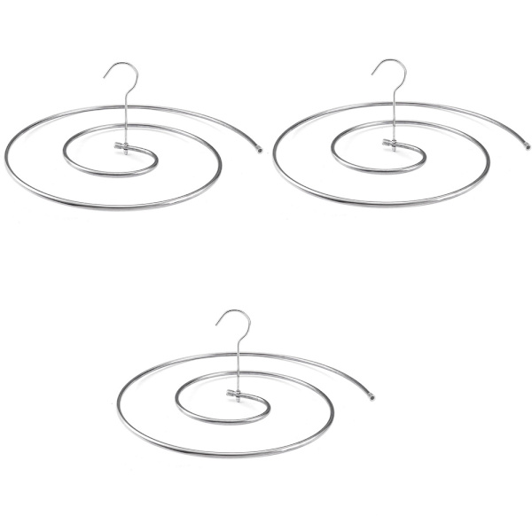 Spiralformade täckeshängare 2-pack, utrymmesbesparande filthängare